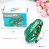 Tin frog nostalgic hair toy baby on the chain iron frog nostalgic stall toys wholesale