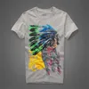 Causal T Shirt AF Mężczyźni Tees z Indian Charakter Avatar Wzór Wzór S do XXXL 210707