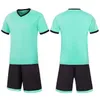 2021 Soccer Jersey Sets smooth board 6095 blue shirt sweat absorbing breathable and soft children's training suit 09