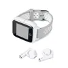 2 in 1 smartwatch earphone mp3 music smart watch m6 with tws wireless earbuds