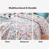 Dekbedsets Bloemenprint Katoen Gewatteerde Sprei Patchwork Dekbed Zomer Quilt Deken Bedovertrek Winterlaken 150 200cm274M