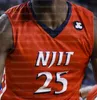 Custom Njit Highlanders Basketball Jerseys Zach Cooks Brinson Shyquan Gibbs SouleLane Diakite Walsh