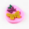 Wholesale Baking Moulds Butterfly Mold Silicone Accessories 3D DIY Sugar Craft Chocolate Cutter Mould Fondant Cake Decorating Tool 3 Colors