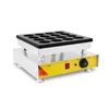 Taiwan Red Bean Cake Wheel Machine 16 Hole Egg Hamburger Commercial Waffle Breakfast Snack Start-up Equipment Bread Makers Alar22