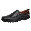 새로운 가죽 대형 남성 캐주얼 신발 야외 Catwalk 스니커즈 패션 트렌드 드라이빙 신발 47 사이즈 가죽 신발