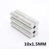 50 pz N35 Magneti rotondi 10x1.5mm Neodymium NDFEB Permanente NDFEB Forte potente Mini Mini Magnete Magnete