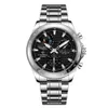 Forsining 2020 New Power Reserve Design Automatic Mechanical Watch Stainless Steel Waterproof Wristwatch Luminous Date Clock Q0902