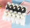 Mini Bär ausgestopfte Tiere Plüsch Puppe mit Kleiderspielzeug zur Dekoration Geburtstag Hochzeit Weihnachtsfeier Gefälligkeiten Vorräte Lieferungen Charme DIY Dekor