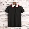 wholesale Luxe Europe patchwork hommes polo T-shirt Mode Hommes Designer T-shirt Casual Impression Broderie Haute Chemises Pour Hommes Vêtements Coton Tee taille M-3XL