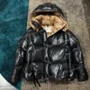 Moncl Furs Coat Designer Woman Down Jacket Winter Fox Collar Parkas Coats Women Winte Casual Outdoor Feather Outwear Thicken Grad Håll varma damer Kort kappa huva