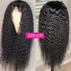 Indian Jerry Curl 13X6 Transparent Lace Wigs Remy Human Hair Wig Pre Plucked For Women