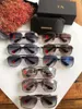 Óculos de sol de alta qualidade MACH Seis para homens Itália Designer Retângulo Sunglass Metal Quadro 100% Lente Anti-UV Unisex Estilo Vidros de Verão