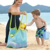 Crianças Baby Brinquedos Beach Saco Grande Tamanho Mesh Armazenamento Sacos Brinquedo Beach Areia Dragagem Ferramenta Crianças Saco De Armazenamento De Armazenamento Mulheres Saco de Compras