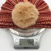 Sonbahar Kış Sıcak Şapka Bebekler Ve Tulumlar Için Hindistan Şapka Çocuk Kafatası Bere Kap Bebek Çizgili Örme Ponpon Caps Türban Erkek Kız 11 Renkler M3861