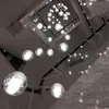 Nordic Hanglampen Crystal Ball Lamp LED Verstelbaar Opknoping Licht Hotel Lobby Trap Woonkamer Decor armaturen