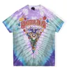 Men Tie Dye T Shirt Funny Printed Short sleeve T-Shirts Men's Womens Hip Hop Tee Size S-XL