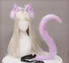 猫オオカミキツネぬいぐるみ耳カチューシャテールセットコスプレ衣装アクセサリーフェイクファーヘアフープ頭飾りハロウィンヘアバンド