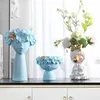 Home Decore Смола Vase Vase Украшение Номера Скульптура Статуя Цветочный горшок Макияж Кисть Ручка Держатель Настольные Ремесла Орнаменты