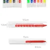 6 couleurs visage peinture crayon crayons tatouages temporaires épissage structure peinture corps stylo bâton pour enfants fête maquillage outils fo2853334