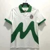 MÉXICO RETRO camisas de futebol 1986 1995 1998 2006 2010 VINTAGE Tailândia Camisa de qualidade uniformes de goleiro BLANCO Camisa de futebol Bordado Logo camiseta futbol