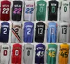 Team Basketball Jimmy Butler Jerseys 22 Damian Lillard 0 Jayson Tatum Paul George 13 Kawhi Leonard 2 Donovan Mitchell 45 Stitched Good Man Wear Sport Uniform Shirt