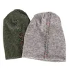 GEERO Mode Lint Effen Kleur Geribbelde Muts Hoed Lente Winter Herfst Katoen Skull Caps voor Volwassen Vrouw Man Warme Mutsen 211119