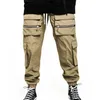 Herrbyxor Herr 2022 Herr Hip Hop Streetwear Tactical Cargo Joggingbyxor för män Casual Man Militär Stridsbyxor med flera fickor