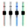 Gradient Transparent Silicone Strap And Case For Apple Watch band 44mm 40mm 38mm 42mm Siamese Wristband Bracelet Iwatch Series 6 5 4 3 Se Watchband