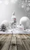Decoración de fiesta Fondo de Navidad Invierno Hombre de nieve Pografía Fondo Po Studio Star Pophone Pozone