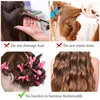 Encrespadores de cabelo Soft Sleep Travesseiro Rolos Definir Melhor Espuma Flexível e Esponja Mágica Cuidado Cuidado DIY Dinando Ferramentas J035