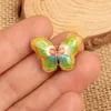 10pcs Çin Cloisonne Emaye Renkli Diy Kelebek Boncukları Takı Yapımı Toptan Aksesuarlar Küpe Kolye Bilezik Mücevherat