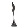 Statue d'homme qui marche en Bronze par Giacometti, réplique de Sculpture de squelette abstraite, Collection Vintage, décoration d'intérieur, 210329201x