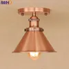 Plafondverlichting IWHD American Style Loft LED-lampen Slaapkamer Vintage voor Woonkamer Lamparas de Techo Verlichtingsarmaturen