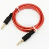 Audio Kabel Jack 3.5 MM Male Naar Male 1M Gevlochten Weven Audio Lijn Aux Koord Voor Auto Hoofdtelefoon luidsprekerkabel Koord Nieuwe