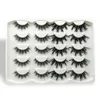 5D Mink Eyelashes Eyelash Eye Makeup 3D False Lashes Soft Natural Long Tjock Extension 10 Par Beauty Makeup Tools