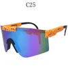 Design de moda polarizado ciclismo esportes sunglasses colorido quadro grande bicicleta óculos de bicicleta