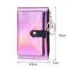 3pcs Wallets Women PU Laser Multifunctional Hasp Credit Card Holders Mix Color