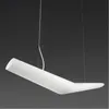 Hanglampen Moderne L135cm Artemide Mouette LED White Acrylic Light Lamp Office Restaurant Hall PC PVC Suspended plafond