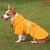 الحيوانات الأليفة الكلب الملابس الصغيرة الكلاب المعاطف المعاطف عاكس المطر معطف ماء سترة الأزياء في الهواء الطلق تنفس جرو الملابس WLL417
