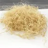 100g / 200g Naturalne Niepotrzebne Rafia Jute Prezent / Wedding Candy Packing Pudełko Materiał Wypełniacz Dostawy Shredded Crinkle Paper Y0228 644 R2