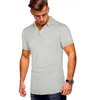 Męski Polos Męski Letni Lato krótkie rękawowe T-shirt Rozmiar S-3xl Plain Cotton Tennis Weatshirt