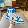 Skel-Top Sneakers مصمم فاخر للرجال ربيع أحذية جلدية العظام من الجلد العليا إيفا سرير القدمين منخفضة أعلى أعلى الحذاء الرياضي مريح أعلى الجودة الحجم 38-45