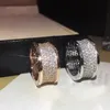 BUIGARI TOP kwaliteit ring luxe sieraden dames 18K verguld ontwerper officiële reproducties hoogste teller kwaliteit 5AAAAA koppels ringen jubileum cadeau