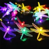 Struny Cute Honey Bee Led Bajki Stringi Światła Słoneczna Zasilana Lampa 20leds 50leds Boże Narodzenie Garland do ogrodzenia ogrodzenia patio