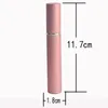 8ML Draagbare Mini Reizen Aluminium Parfumflesje Hervulbare Cosmetische Container Lege Verstuiver Flessen Voor Spray Geur Pomp Case Botellas Atomizadoras