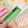 500st MINI PORTABLE Solenergikräknare Creative MultifUNction Ruler Student Rulers Kalkylator Gifts Sn2684