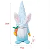 Easter Bunny Gnome Bebekler Parti Peluş Yüzsüz Bebek Nordic Cüce Figürinler Masa Süslemeleri Gnome-Bebek Süsler