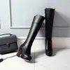 Botlar Büyük Boyut 9 10 11 12 Kadın Kadın Kış Ayakkabıları Botas Yan Fermuar Su Geçirmez Masa Kalın Dip