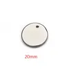 Stainless Steel Charms Pendant Dog Tag Pendant Stamping Blanks Pendants For Necklaces DIY Jewelry
