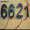 Led Lighting House Numbers Black Painting Backlit Home Other Door Hardware